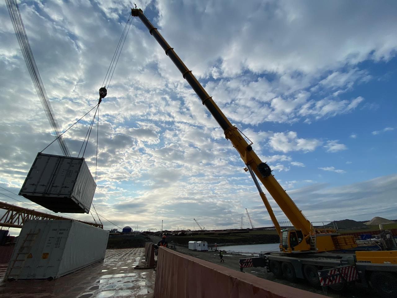 Truck on the highway